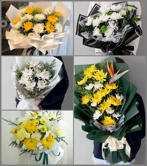 山东德州夏津县渡口驿乡白事花束代送
